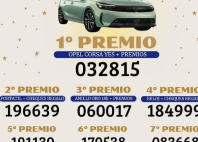 Listado de números agraciados «37 Navidades a tu lado»